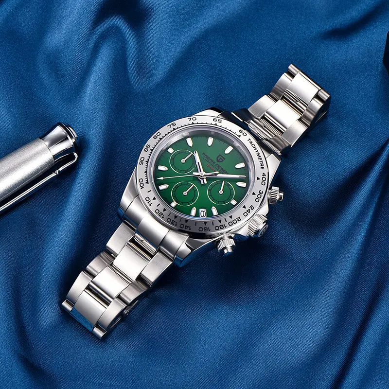 Pagani Design Quartz Daytona Blue Dial Men's Watch-  PD-1727